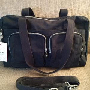 KIPLING SATCHEL w/crossbody strap